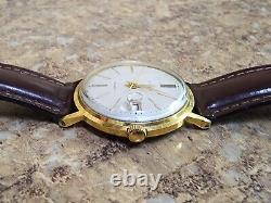 Authentic Poljot 29 Jewels USSR Russian Men's Gold Plated Vintage Watch