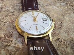 Authentic Poljot 29 Jewels USSR Russian Men's Gold Plated Vintage Watch