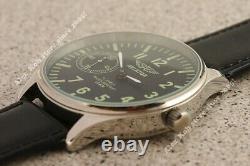 Aviator vintage Russian USSR aviation Pilot's MILITARY style wristwatch NOS