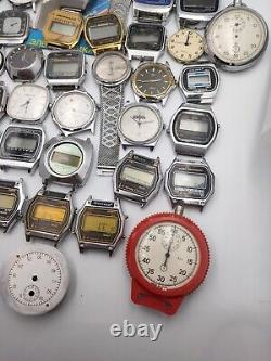 Elektronika montana soviet vintage quartz russian watch ussr for repair parts