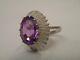 Lovely Vintage Russian Sterling Silver 925 Alexandrite Ring Jewelry Ussr Size 7