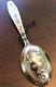 New Stunning Vtg. Russian 18k Gold Gilded Sterling Silver 875 Niello Spoon 5.5