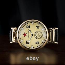 New! Molniya Watch Mechanical Komandirskie Soviet Russian USSR Molnija Vintage