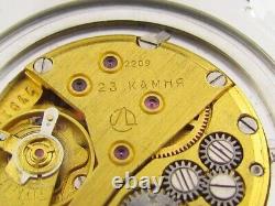 Poljot de Luxe Cal. 2209 Vintage USSR Russian Amazing Men Ultra Slim Watch NEW