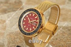 RARE City Cities NOS! Gold plated Russian wrist watch USSR vintage World time