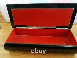 RARE Russian Lacquer Box Vintage Troika Made in USSR