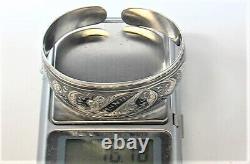 Soviet Vintage Russian Niello Bracelet Kubachi Sterling Silver 875 Jewelry USSR