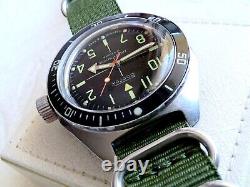 Soviet russian Vostok USSR amphibian divers watch, cal. 2409, 1980's
