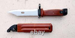 TULA Vintage Russian Soviet Bakelite Bayonet With Scabbard RARE TYPE marks #696