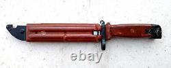 TULA Vintage Russian Soviet Bakelite Bayonet With Scabbard RARE TYPE marks #696