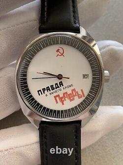 USSR Soviet Vintage Russian Watch Poljot Mechanical Wrist AUTOMATIC AEROFLOT