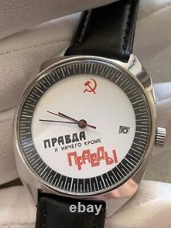 USSR Soviet Vintage Russian Watch Poljot Mechanical Wrist AUTOMATIC AEROFLOT