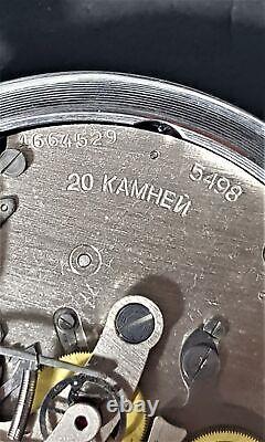 USSR Vintage Soviet Russian SLAVA Split Stopwatch Chronometer Mechanical in Box