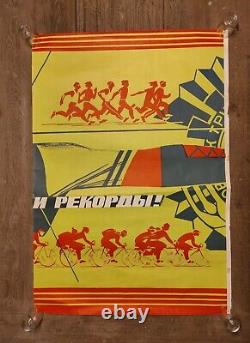 Ussr Russian Communist Vintage Sport Art Poster Set