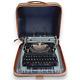 Vintage Cyrillic Russian Military Typewriter Withhard Case Cold War Soviet Army