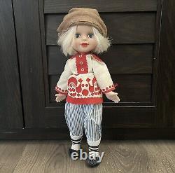 Vintage Emelya Lengigrushka Russian Soviet Union Doll Blue Eyes 14