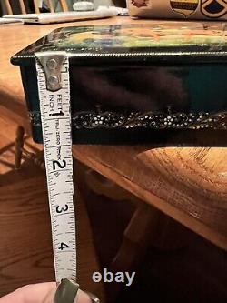Vintage Large 1975 Russian Lacquer Box Made In USSR Good condition