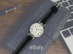 Vintage Molniya Watch Mechanical Soviet Russian USSR Molnija Men Leather Strap