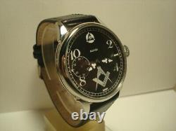Vintage Molniya Watch Mechanical Wrist Masonic Eye Russian Molnja Rare 3602 20th