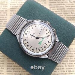 Vintage RAKETA 24 HOURS POLAR ANTARCTIC USSR Russian Mechanical Wristwatch 2623H