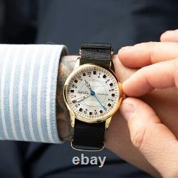 Vintage Raketa 24h Polar Mechanical Russian Soviet Wristwatch USSR Men's Rare