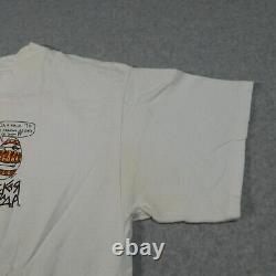 Vintage Russian Russia Shirt Mens Large Funny White 1996 90s Short Sleeve RARE