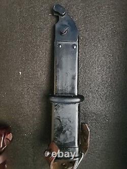 Vintage Russian Soviet Bayonett With Scabbard Great Condition