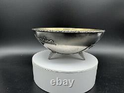 Vintage Soviet Russian USSR 875 Silver Footed Bowl, 127 grams