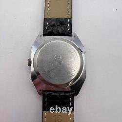 Vintage USSR Russian Men's Mechanical Day-Date Wrist Watch Raketa 2628H Jew 19
