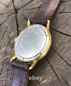 Vintage WOSTOK WATCH 18 jewels mechanical 2209 RUSSIAN Men's Gold plated USSR