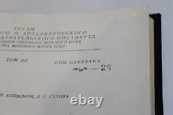 Livre vintage de l'URSS russe du KGB de 1962 : Top secret sur le Nord de la Yakoutie Sakha