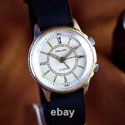 Montre Poljot Alarme Signal Vintage soviétique russe de l'URSS, montre-bracelet mécanique