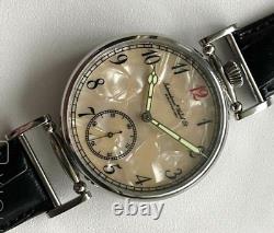 Montre mécanique vintage Molniya à bracelet russe soviétique URSS Molnija Rare 3602 pour hommes