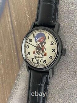 Nouvelle montre mécanique Pobeda Belka & Strelka pour hommes cosmonautes russes soviétiques vintage
